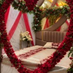 Crimson Heart Imported Rose Bridal Room Decoration